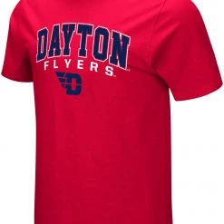 Colosseum Men's Dayton Flyers Red T-Shirt
