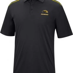 Colosseum Men's Southern Miss Golden Eagles Black Polo
