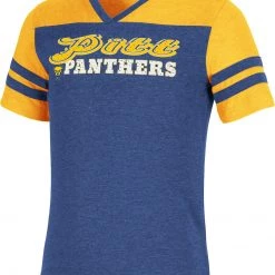 Colosseum Girl's Pitt Panthers Blue Aloha Football T-Shirt For Girls'