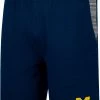 Colosseum Men's Michigan Wolverines Navy Thunder Fleece Shorts
