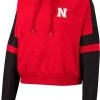 Colosseum Women's Nebraska Cornhuskers Red Paris Pullover Hoodie