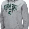 Colosseum Men's Michigan State Spartans Grey Promo Hoodie