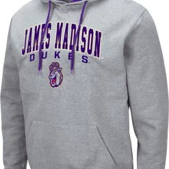 Colosseum Men's James Madison Dukes Grey Promo Hoodie