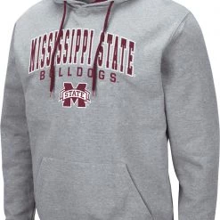 Colosseum Men's Mississippi State Bulldogs Grey Promo Hoodie