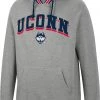 Colosseum Men's UConn Huskies Grey Baller Pullover Hoodie