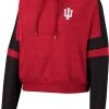 Colosseum Women's Indiana Hoosiers Crimson Paris Pullover Hoodie
