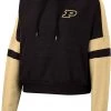 Colosseum Women's Purdue Boilermakers Black Paris Pullover Hoodie